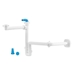 Sifone Salvaspazio Per Lavabo Disassato - 1" - 1"1/4 D. 32-40 Mm 371-LA111532