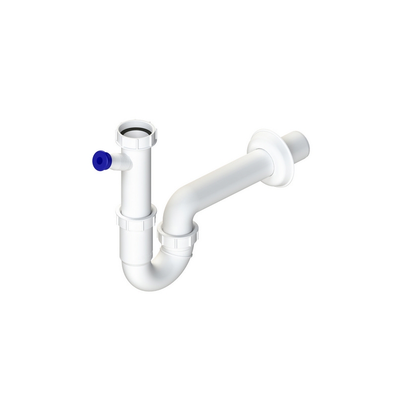 Sifone Autopulente A 1 Via Con Attacco Lavastoviglie - 1"1/2 371-M357