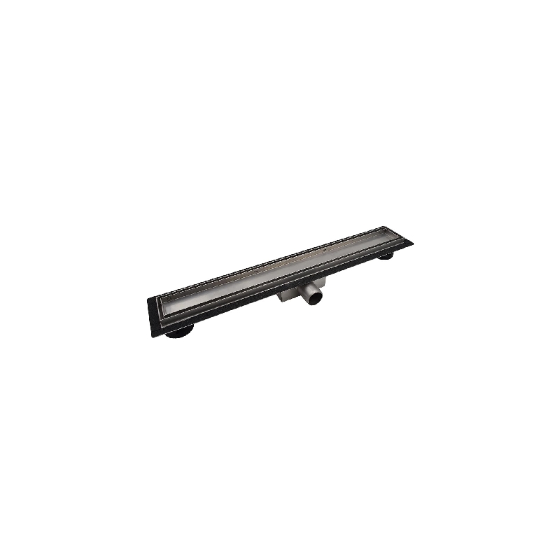 Canalina Doccia Inox Con Griglia Piastrellabile - Mm 600 371-MG130-600