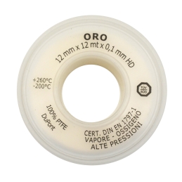 Nastro Ptfe Teflon Oro 12mm X 12mt X 0.10mm - Oro 201-3036
