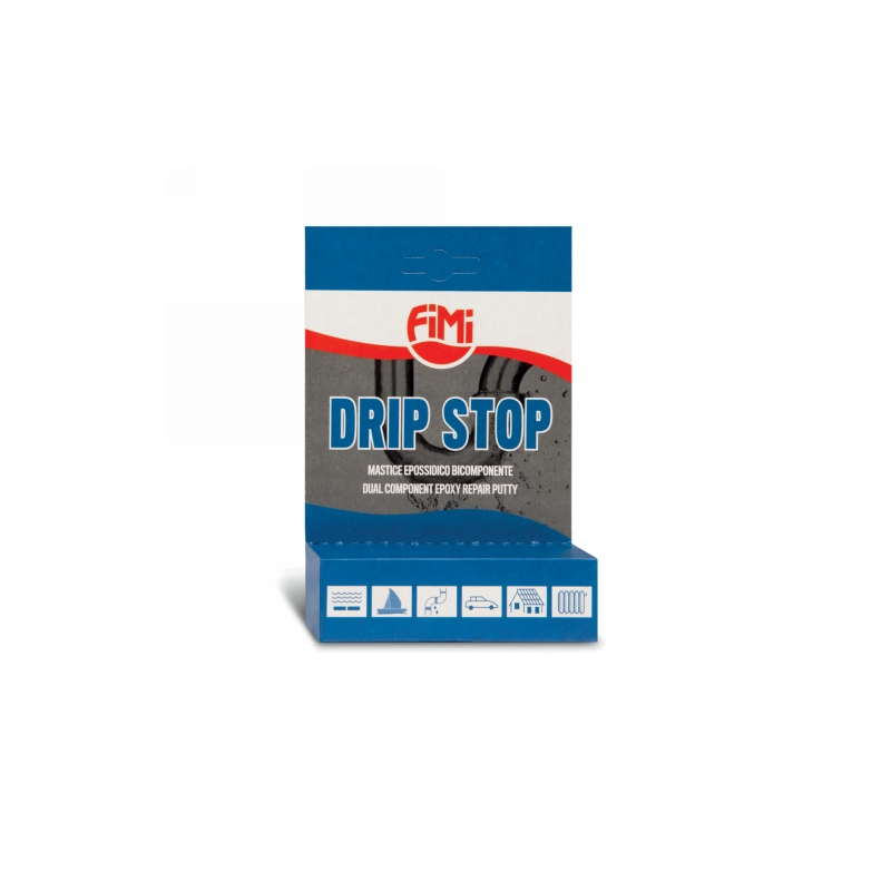 Mastice Epossidico Bicomponente Drip Stop - 65 Gr 201-30459