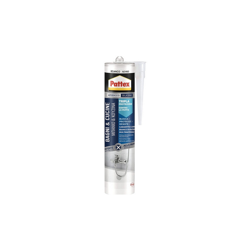 Silicone Sista Stop Muffa Henkel - 300 Ml Bianco 201-30621-B