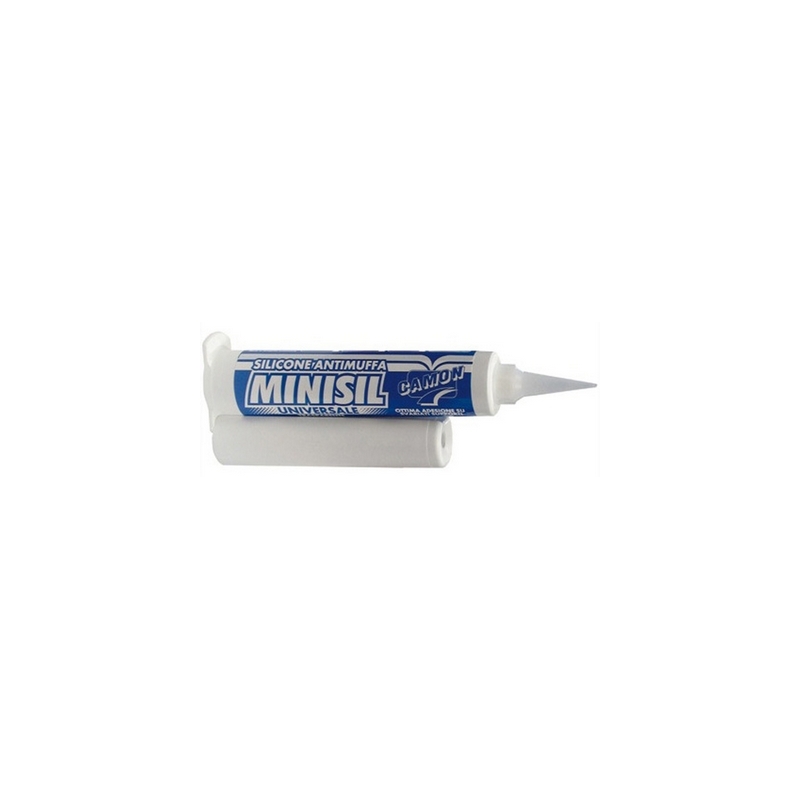 Silicone Acetico Minisil + Spingitore - Trasparente 201-30701-TR