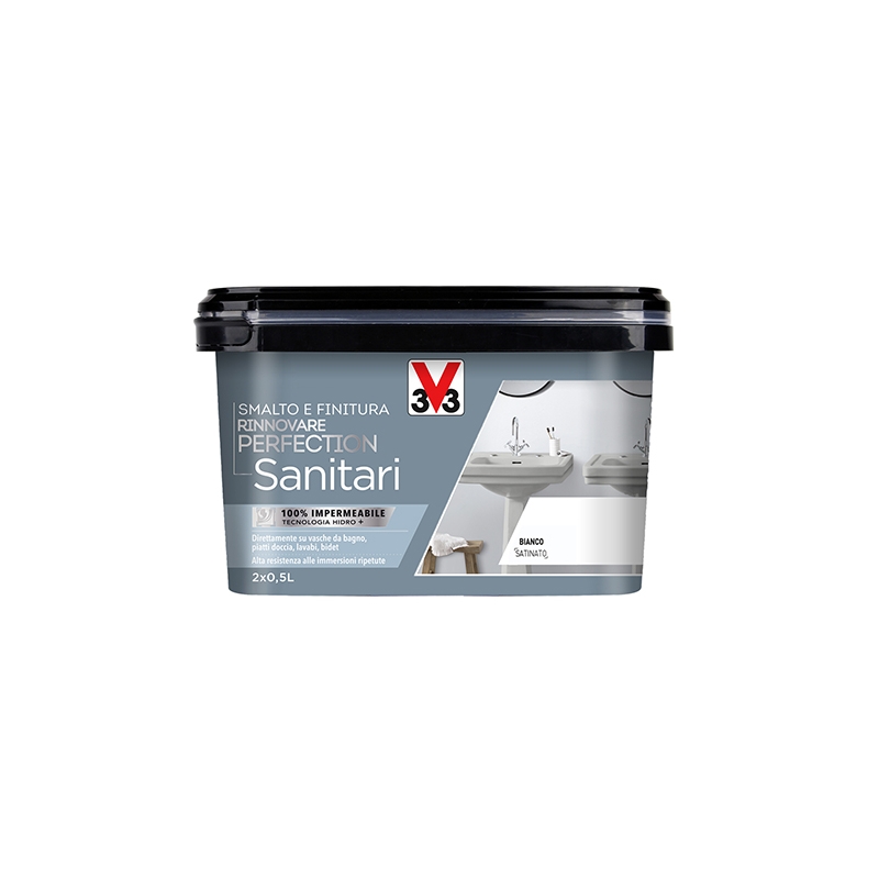 Smalto Rinnovare Pefection Sanitari - Bianco Satinato 0,5 X 2 Lt 201-3293-BIS