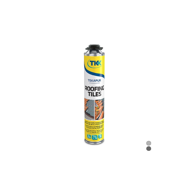 Schiuma Poliuretanica Tekapur Tegole E Tetti - 750 Ml - Grigio Manuale 201-K2401-MGR