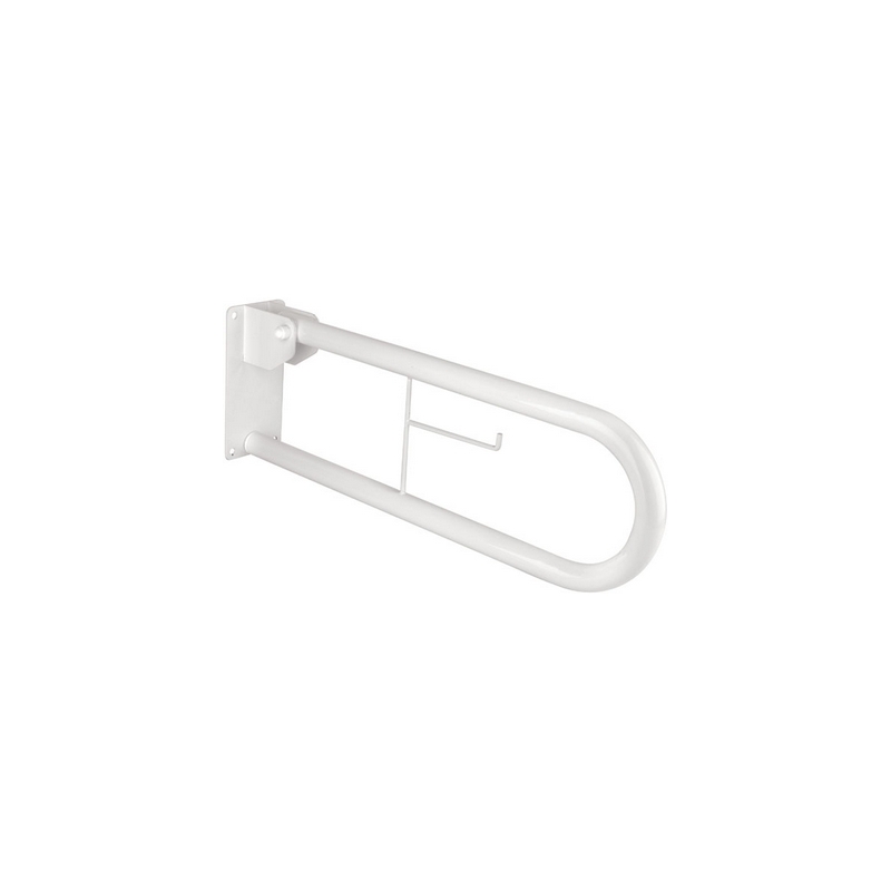 Barra Di Sostegno Ribaltabile Con Porta Rotolo S.za Supporto - Cm 70 151-3404