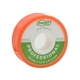Nastro P.t.f.e Teflon Professional - H 19 Mm X 12 M 201-T007-1912