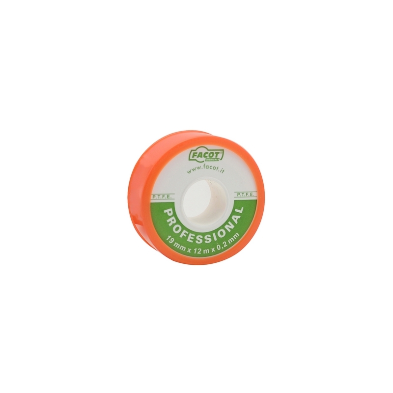 Nastro P.t.f.e Teflon Professional - H 19 Mm X 15 M 201-T007-1915