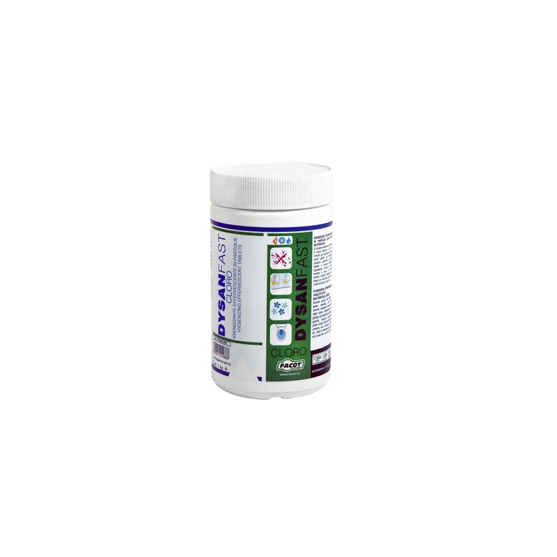 Minipastiglie Di Cloro Attivo Dysanfast-cloro - 1 Kg Past. 3.5 Gr 201-T802