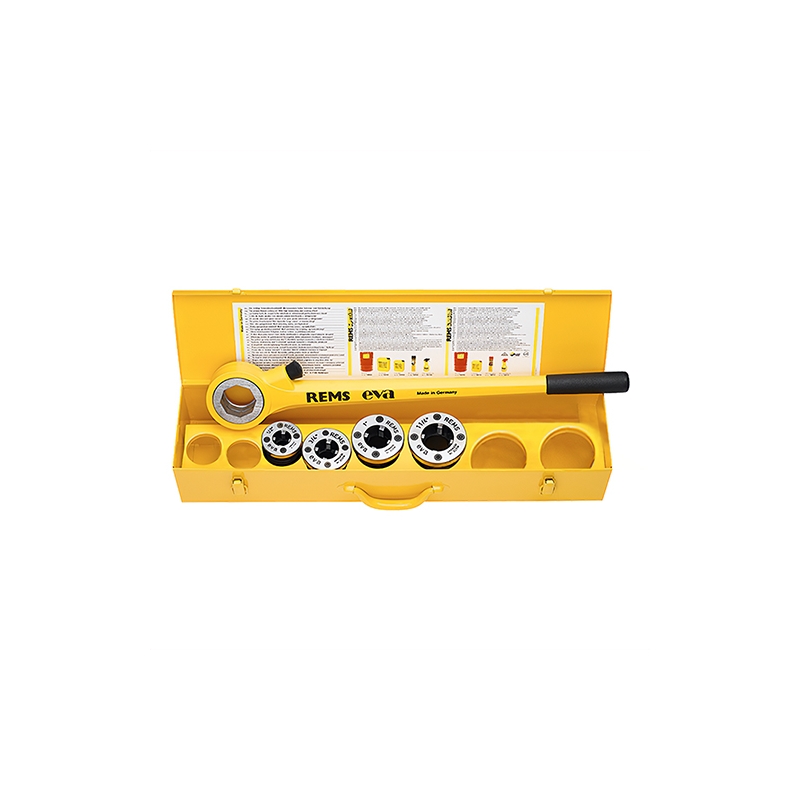 Filiera A Cricco Rems Eva Set R 1/2-1"1/4 - Set R 1/2-3/4-1-1"1/4-1"1/2-2" 502-R520015-49