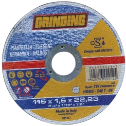 Disco Abrasivo Per Marmo - Mm 115 X Sp. 3.2 - Foro 22.2 507-F3520-30