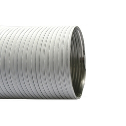 Tubo Flessibile In Alluminio Preverniciato Lunghezza 3 Mt - Diam. 80 411-312-080