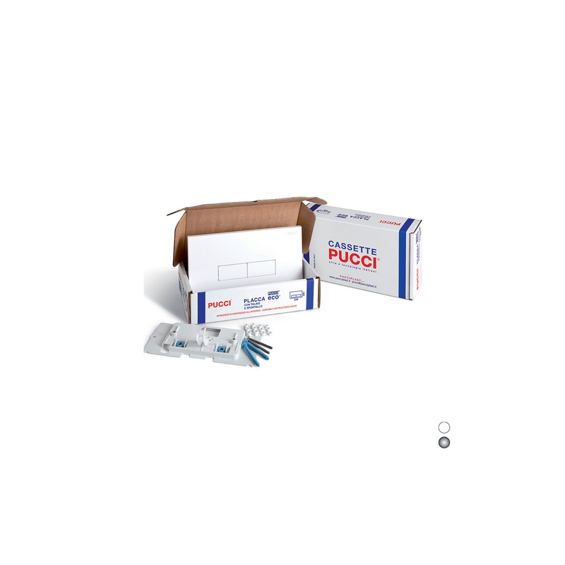 Kit Placche Eco Sp. 12 Mm Per Cassette Pucci Dal 1992 Al 2010 - Bianco 133-977956-BI