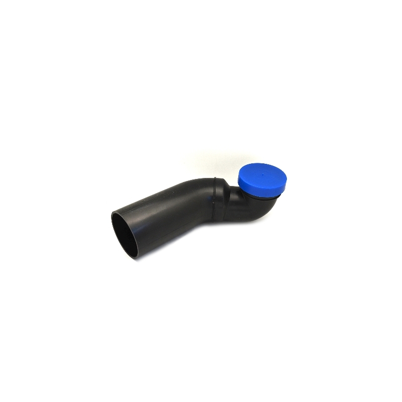 Curva Wc Orizzontale Con Or E Tappo - Dx 90/110 133-V622-012