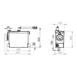 Cassetta Trituratrice Sanipack Pro Up 178-SK