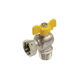 Valvola A Sfera A Squadra Maschio Per Gas Con Girello - 1/2" 424-T2224G-04