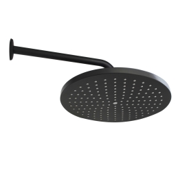 Soffione Soft Black Completo Di Braccio - Diam. 30 110-1021
