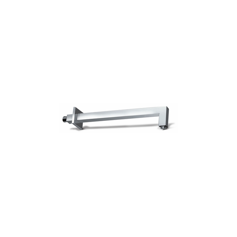 Braccio Doccia Quadro In Ottone Pesante - Cm 40 110-1042