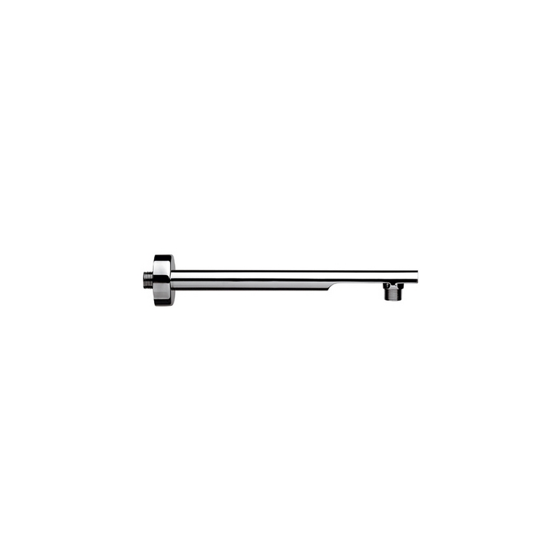 Braccio Doccia Minimal In Ottone Cromato Con Rosetta - Cm 30 110-1047-30