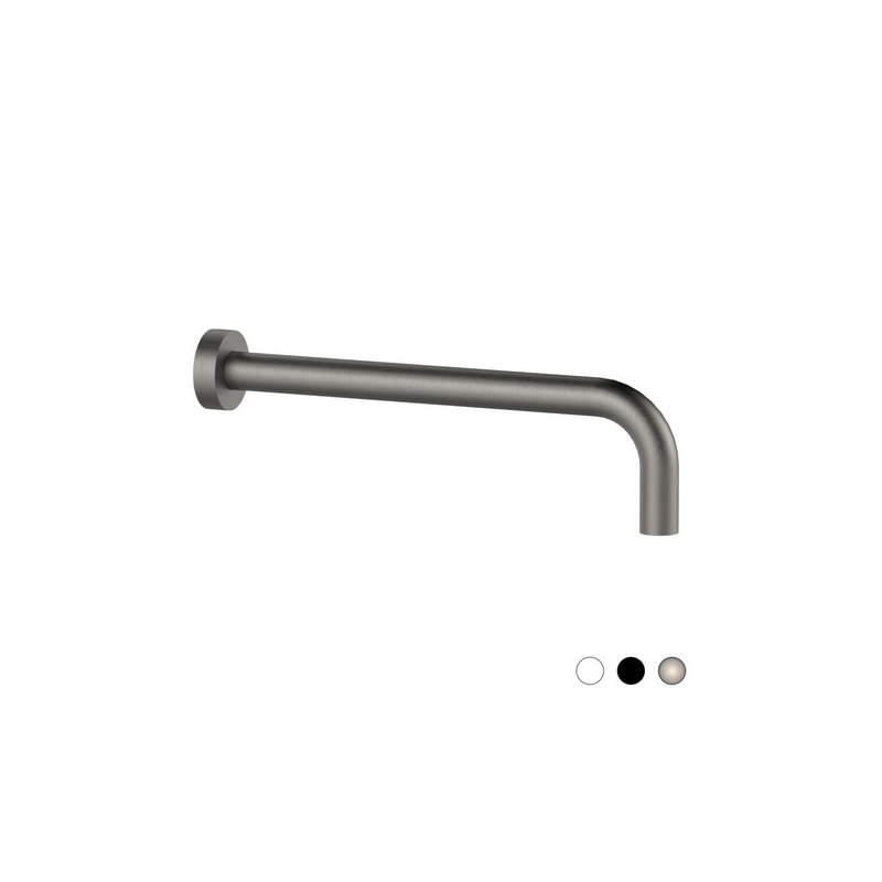 Braccio Doccia Tondo - Nero Opaco Cm 40 110-1092-NO40
