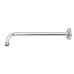 Braccio Doccia Tondo In Ottone Cromato - Cm 26,5 X D. 1,6 110-1191