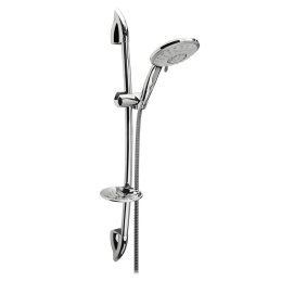 Saliscendi Doccia Completo Mod. Velvet - Cromo 110-1500