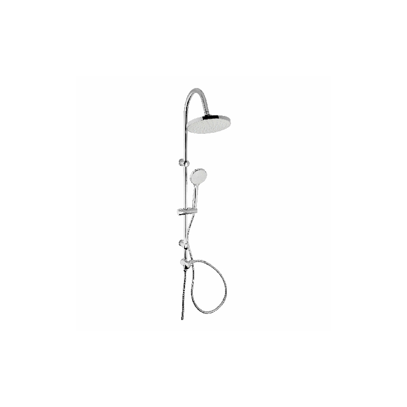 Saliscendi Combinato Acciaio/abs Cromo Mod. Voyager 1 Getto - Cromo 110-1509
