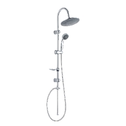 Colonna Doccia 5 Getti Modello Combinato Mod. Duo - Cromo 110-170