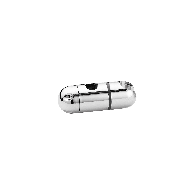 Supporto Scorrevole In Abs Cromato Per Asta D. 18 Mm - Cromo 110-1922