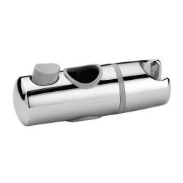 Supporto Scorrevole In Abs Cromato Per Asta D. 25 Mm - Cromo 110-1928