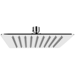 Soffione Doccia Quadro Ultra Slim Acciaio Inox - Cm 20x20 110-DQ01-200