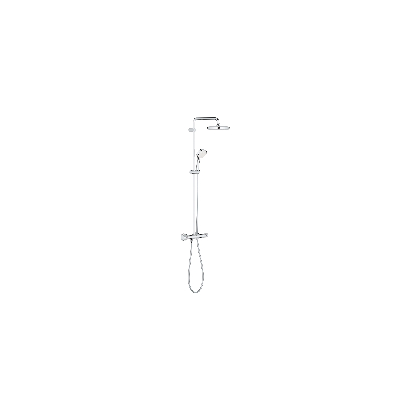 Colonna Doccia Con Misc.termostatico Esterno New Tempesta Cosmo - Cromo - Soffione D. 210 Mm 110-H27922-001