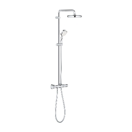 Colonna Doccia Con Misc.termostatico Esterno New Tempesta Cosmo - Cromo - Soffione D. 210 Mm 110-H27922-001