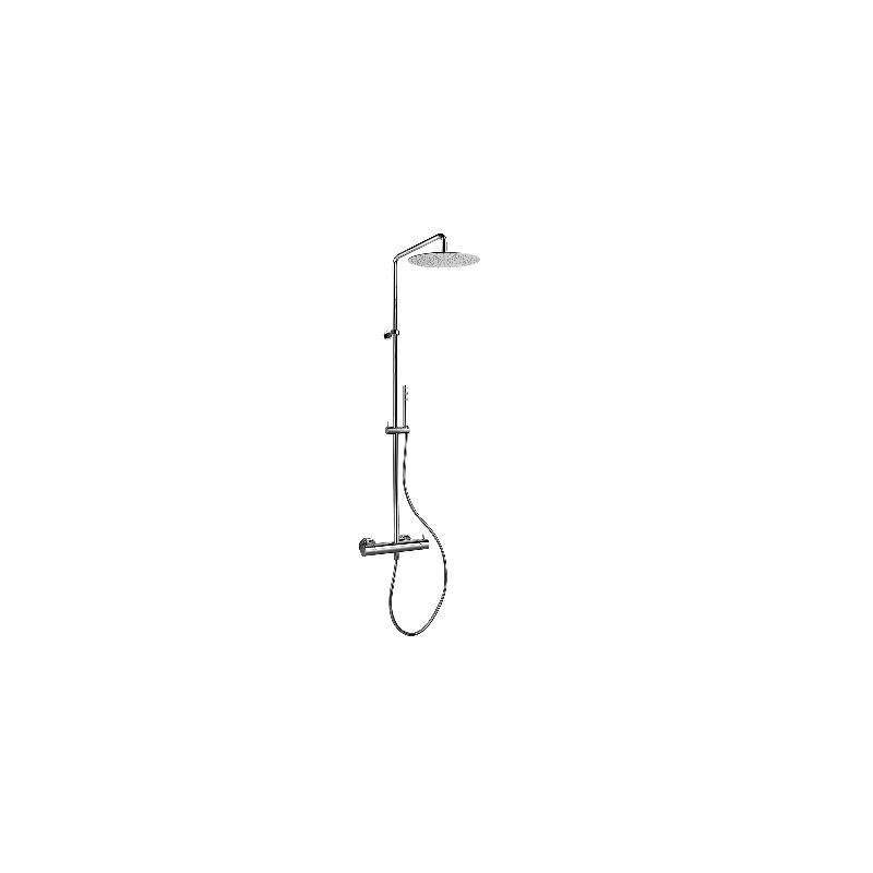 Colonna Doccia Con Misc. Termostatico Esterno Spartaco - Cromo 110-I38270