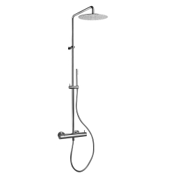 Colonna Doccia Con Misc. Termostatico Esterno Spartaco - Cromo 110-I38270