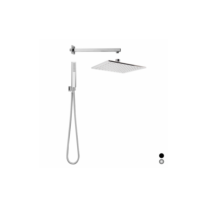 Kit Soffione Doccia Quadrato Seven - Cromo 110-M2510-CR