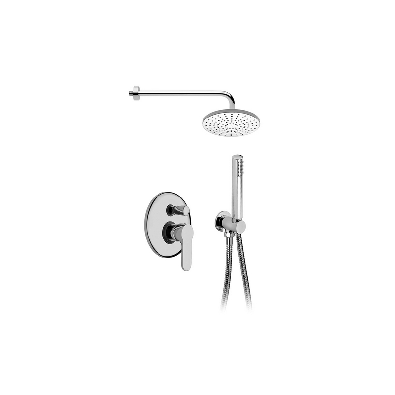 Kit Doccia Agape Cromo - Cromo 110-V181-CR