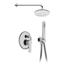 Kit Doccia Agape Cromo - Cromo 110-V181-CR