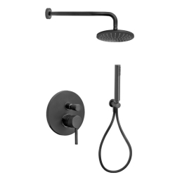 Kit Doccia Carola Nero Opaco - Nero Opaco 110-V183-NO