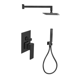 Kit Doccia Kyra 2 Nero Opaco - Nero Opaco 110-V184-NO