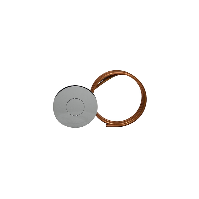 Pulsante Tondo Per Batteria Dianflex E Catis Con Tubo Rame - Cromo 131-704