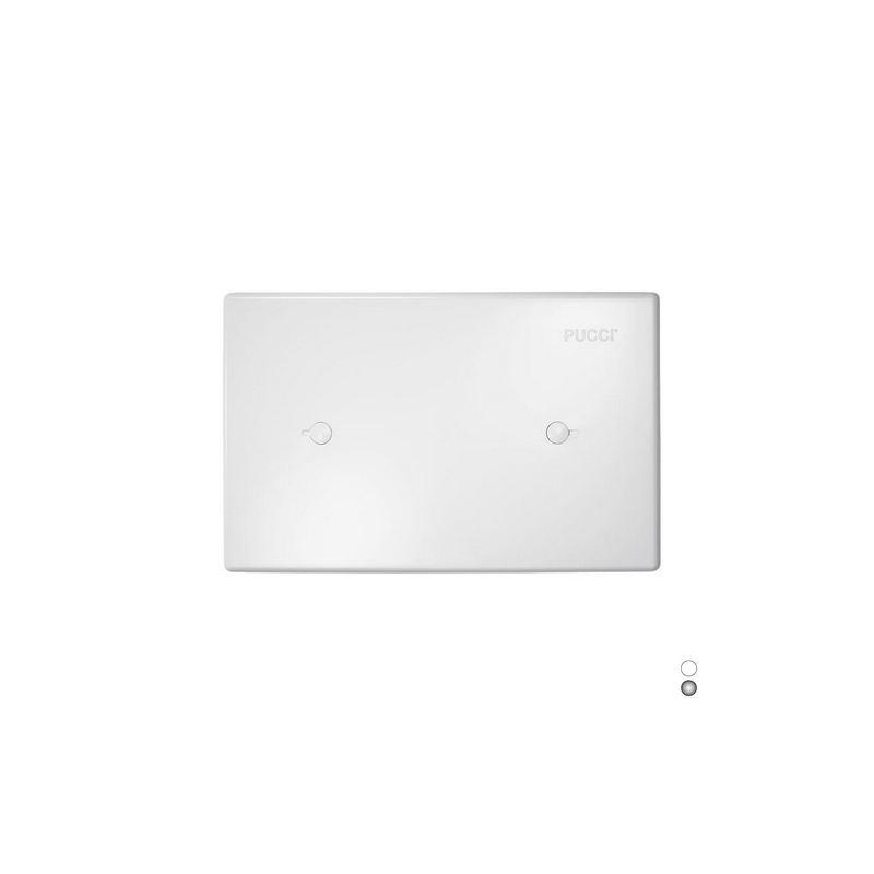 Placca Di Copertura Per Cassetta Incasso Pucci Pneu Mod.2011 - Bianca 132-8448-B