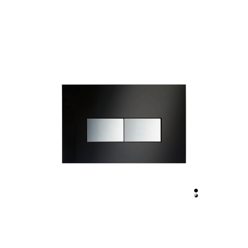Placca Per Cassetta Incasso Pucci Eco Linea Acrilico - Nera Opaco 132-8451LA-NO