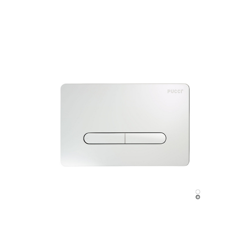 Placca Per Cassetta Pucci Eco Tratto Linea Mod. 2014 - Bianca 132-8459T-B