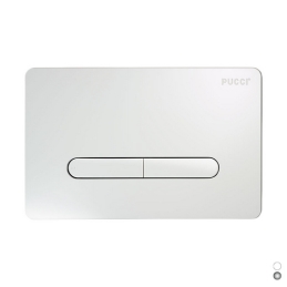 Placca Per Cassetta Pucci Eco Tratto Linea Mod. 2014 - Bianca 132-8459T-B