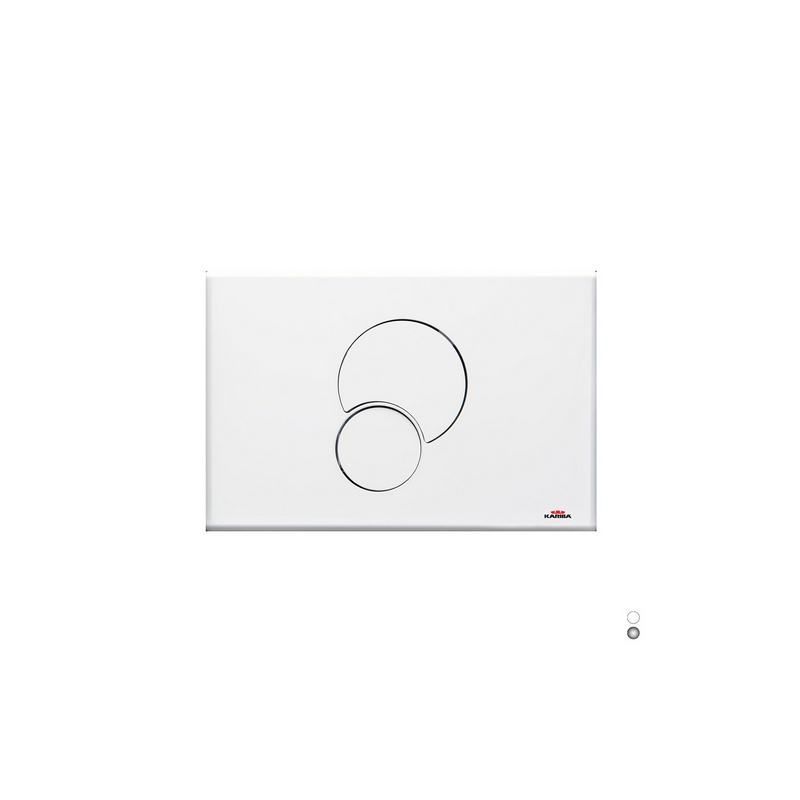 Placca Modello Fidia Duo 2018 - Cromo 132-K3172-01