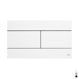 Placca Slim Dual - Bianco 132-V6590-41