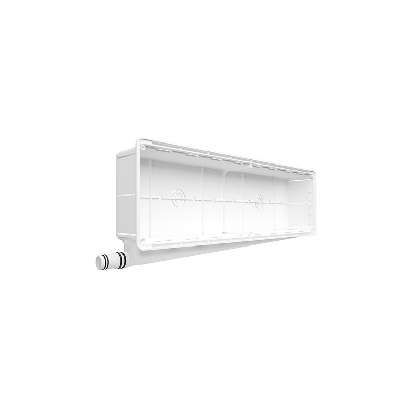 Cassetta Di Predisposizione Hydronic Box Uscita Scarico Orizzontale - Mm 430x166x65 413-KV282-01
