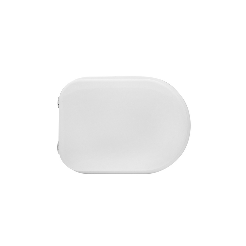 Sedile Wc Per Cesame Vaso Sintesi Forma 6 - Bianco - Cerniere A Passanti 111-22CSIB-33