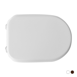 Sedile Wc Per Cesame Vaso Sintesi Forma 6 - Castoro - Cerniere A Passanti 111-22CSN-CA33